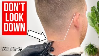 How To Trim Neckline And Around Ears Between Haircuts [upl. by Fairman]