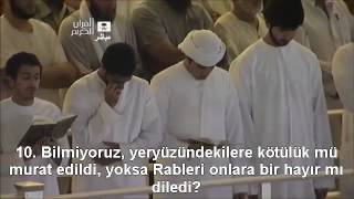 Cin Suresi Kabe İmamı Sudais Türkçe Altyazılı Mealli [upl. by Eilram108]