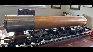 Northern 484 Live Steam Locomotive Air Test Video [upl. by Gow]