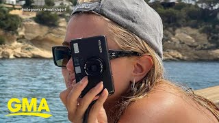 Millennials Gen Z go retro by swapping smartphones for 80s and 90s cameras [upl. by Eckel]