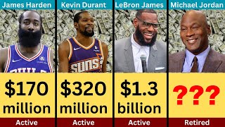 Top 36 Richest NBA Players In The World [upl. by Curley327]