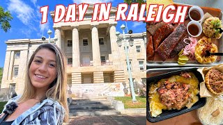 Best Things to do in Raleigh North Carolina  BEST BBQ [upl. by Sandor]