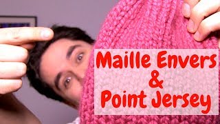 🐑 TricotDébutant  La Maille Envers et le Point Jersey [upl. by Enifesoj301]