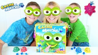 JEU  CACHE MOUCHE  La Reine des Grenouilles  👑🐸  Jeu de société [upl. by Eatnhoj]