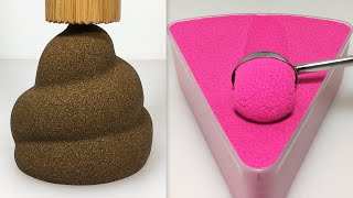 Very Satisfying and Crunchy ASMR 251 Kinetic Sand [upl. by Batory]