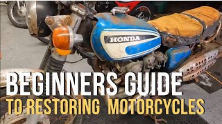 Beginners Guide to Restoring Vintage Motorcycles motorcyclerewind vintagemotorcycles [upl. by Hanforrd]