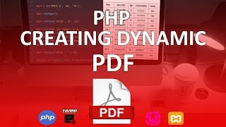 Creating Dynamic PDF in PHP [upl. by Nomaid]