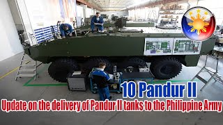 Entire delivery of Sabrah light tanks and 10 Pandur II tanks for the Philippine Army [upl. by Gilud]