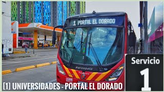 Ruta 1 Centro de Bogotá ➡️ Aeropuerto El Dorado 🚍 Transmilenio Bogotá  Colombia 🇨🇴 4k60 [upl. by Roche500]