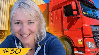 Holyhead Irish Ferry crossing  Part12  Adventures of Trucker Lina  ►30 trucker adventure [upl. by Aehtna]