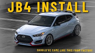 The Power of Tuning  Installing a JB4 Tune on my Veloster N  4K [upl. by Nrevel]