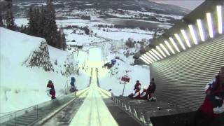 Vikersund skiflying 192 m POV [upl. by Cheadle]