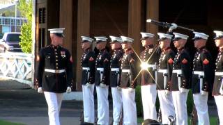 Silent Drill Platoon Throw and Catch HD [upl. by Rennat]