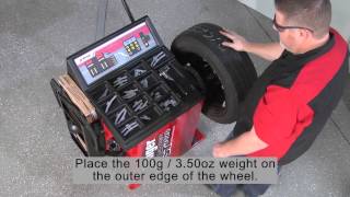 BendPak Ranger DST2420 Wheel Balancer  Self Calibration Procedure [upl. by Mchail]