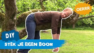 Boom stekken met de Boswachter  OERRR DIY [upl. by Nirtiak444]