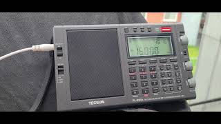 Tecsun H501X VS Tecsun PL990x on WWV 15000 kHz Shortwave W6LVP loop antenna testing [upl. by Zaneski]