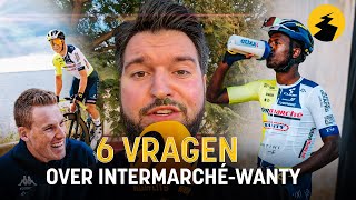 6️⃣ vragen over IntermarchéWanty voor het seizoen 2024  WIELERFLITS [upl. by Enyamrahs]