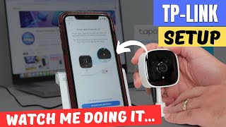 TP Link Tapo C100 Setup Easy STEPbySTEP Watch me Doing it [upl. by Acirea]