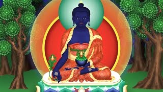 Medicine Buddha  Healing Mantra  Blue Buddha [upl. by Goerke]