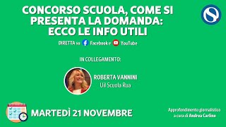 Concorso scuola COME SI PRESENTERÀ LA DOMANDA IN ANTEPRIMA la piattaforma con le info utili [upl. by Karrie]