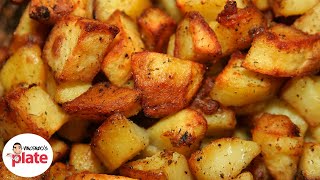 CRISPY ROAST POTATOES RECIPE  Nonna Best Roasted Potatoes in Oven [upl. by Anuala]