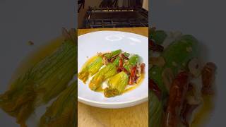 Stuffed squash flowers with hummus squash [upl. by Corso]