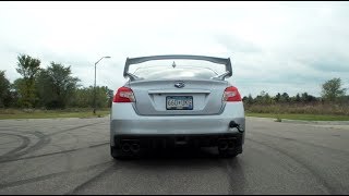 2015 WRX Muffler Delete Axleback Kit from MAPerformance [upl. by Swarts258]