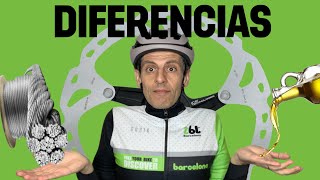 🤔 ►Qué DIFERENCIA hay entre FRENOS de disco HIDRÁULICOS y MECÁNICOS❓para BICICLETAS [upl. by Rheims]