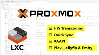 Proxmox iGPU Node Passthrough for PlexJellyfin HW Transcoding [upl. by Rheingold]