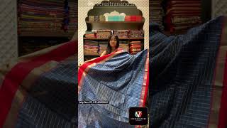 Royal Blue Colour Soft Silk Woven Design Zari Kanchi Blend Banarasi Saree  1695  COD [upl. by Jephum]