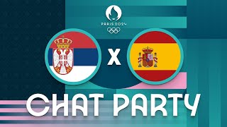 Serbia v Spain  Womens Olympic Basketball Tournament Paris 2024  Chat Party ⚡🏀 [upl. by Eilak]