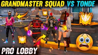 FREEFIRE GRANDMASTER LOBBY  SENIOR FFF VS SQUADS fffffff ffff fffffffffffffffffffff [upl. by Motch]