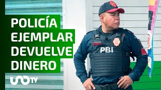 ¡Lo volvió a hacer Policía honesto devuelve dinero que se encontró [upl. by Kenimod]