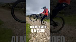 MID TRAIL ROAD GAP MANUAL First attempt almost sent me crashing onto the deadly rocks below mtb [upl. by Entwistle974]