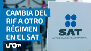 ¿Eres comerciante y tienes 10 años en el RIF Cambia así de régimen y evita sanciones del SAT [upl. by Zetrac365]