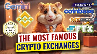 Top 6 famous crypto exchanges changed the world of crypto ⚡️ Hamster Academy [upl. by Bord]