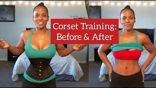 Corset Training Update Before amp After [upl. by Langan101]