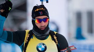 Martin Fourcade  Poursuite Oberhof 2017 [upl. by Aikas]