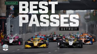 BEST passes and overtakes from 2024 Detroit Grand Prix  Onboard Camera  INDYCAR [upl. by Eojyllib]