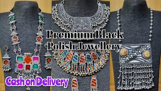 Cheapest Black Polish Jewellery Wholesale Market Kolkata Silver Replica Wholesale Market [upl. by Eiboh]