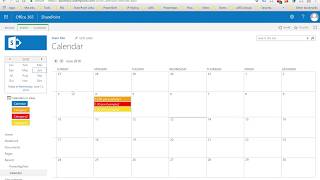 How to customize SharePoint calendar colors [upl. by Anert356]