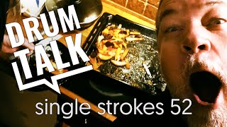 Meshuggahs Tomas Haake is a chef  drumtalk single strokes 52 [upl. by Hort671]