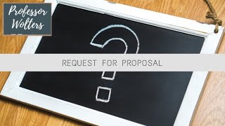 How to Write a Request for Proposal  RFP Explained [upl. by Luhar]