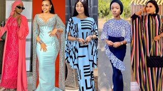 MISHONO MIPYA YA VITAMBAA MAGAUNI GUBERI AINA ZOTE BOUBOU TRENDY KAFTAN DRESS ASOEBI STYLES BOUBOU [upl. by Einyaj]