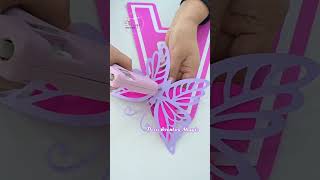 Aprende a decorar una letra para cumpleaños 😍Personaliza tu inicial para tu fiesta 💕 shorts diy [upl. by Arahas884]