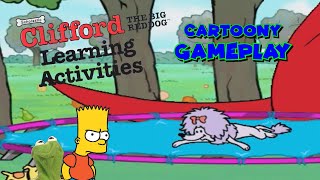 Cartoony Gameplay Clifford the Big Red Dog Learning Activities [upl. by Siuqcram433]