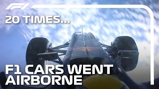 20 Times F1 Cars Went Airborne [upl. by Isawk]