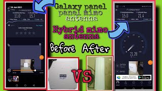 Hybrid mimo antenna36dbi VS galaxy panel mimo antenna36dbi [upl. by Natale194]