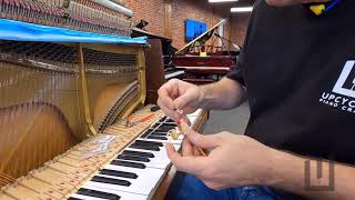 Yamaha Upright Piano Hammer Spring Problem [upl. by Cristobal200]