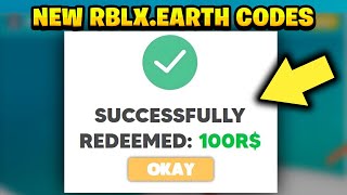 ALL NEW RBLXEARTH PROMOCODES FEBRUARY 2024 [upl. by Zeke]